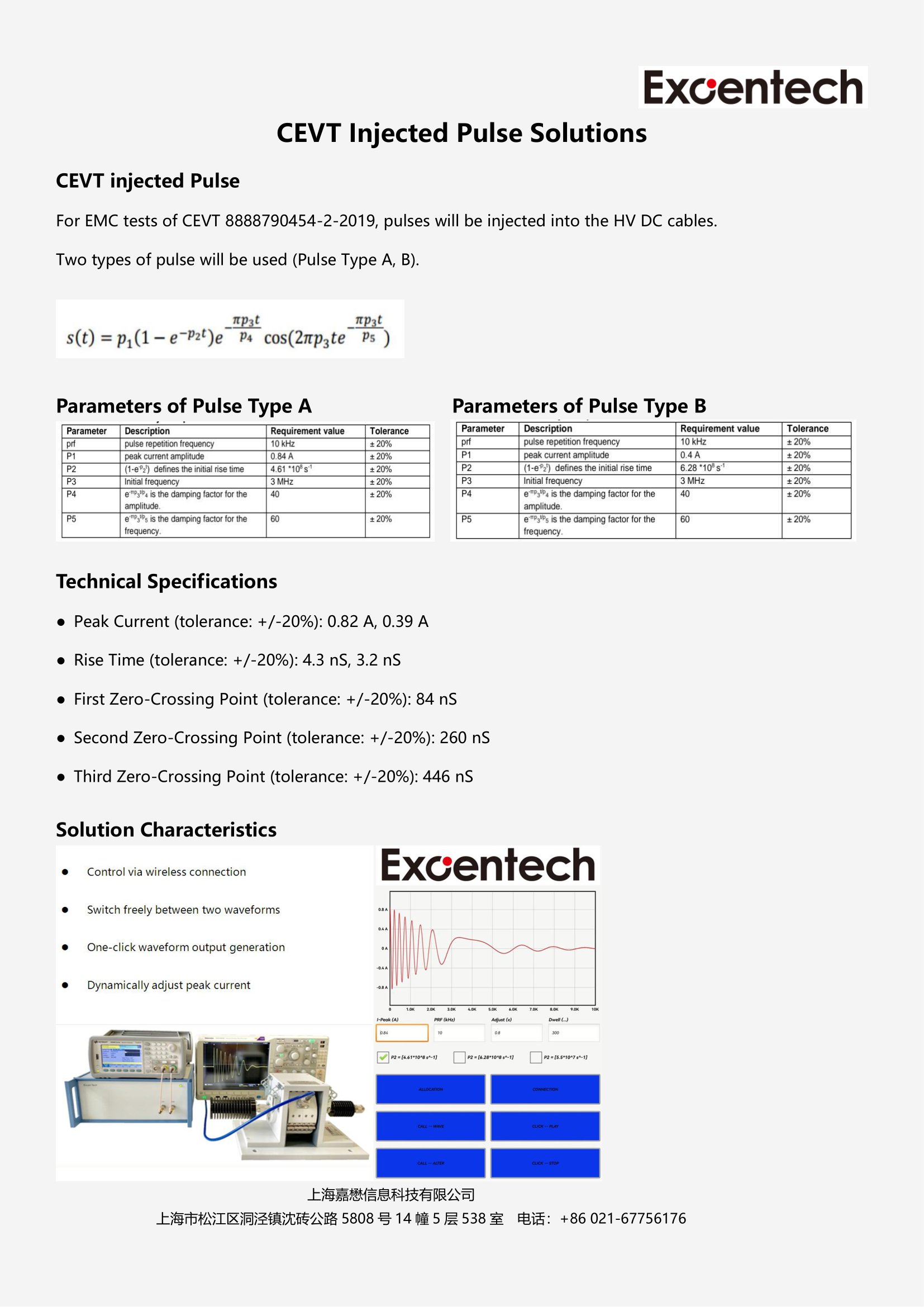 CEVT Injected Pulse System